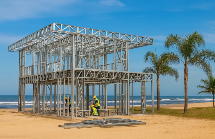 Estrutura Metálica no Litoral